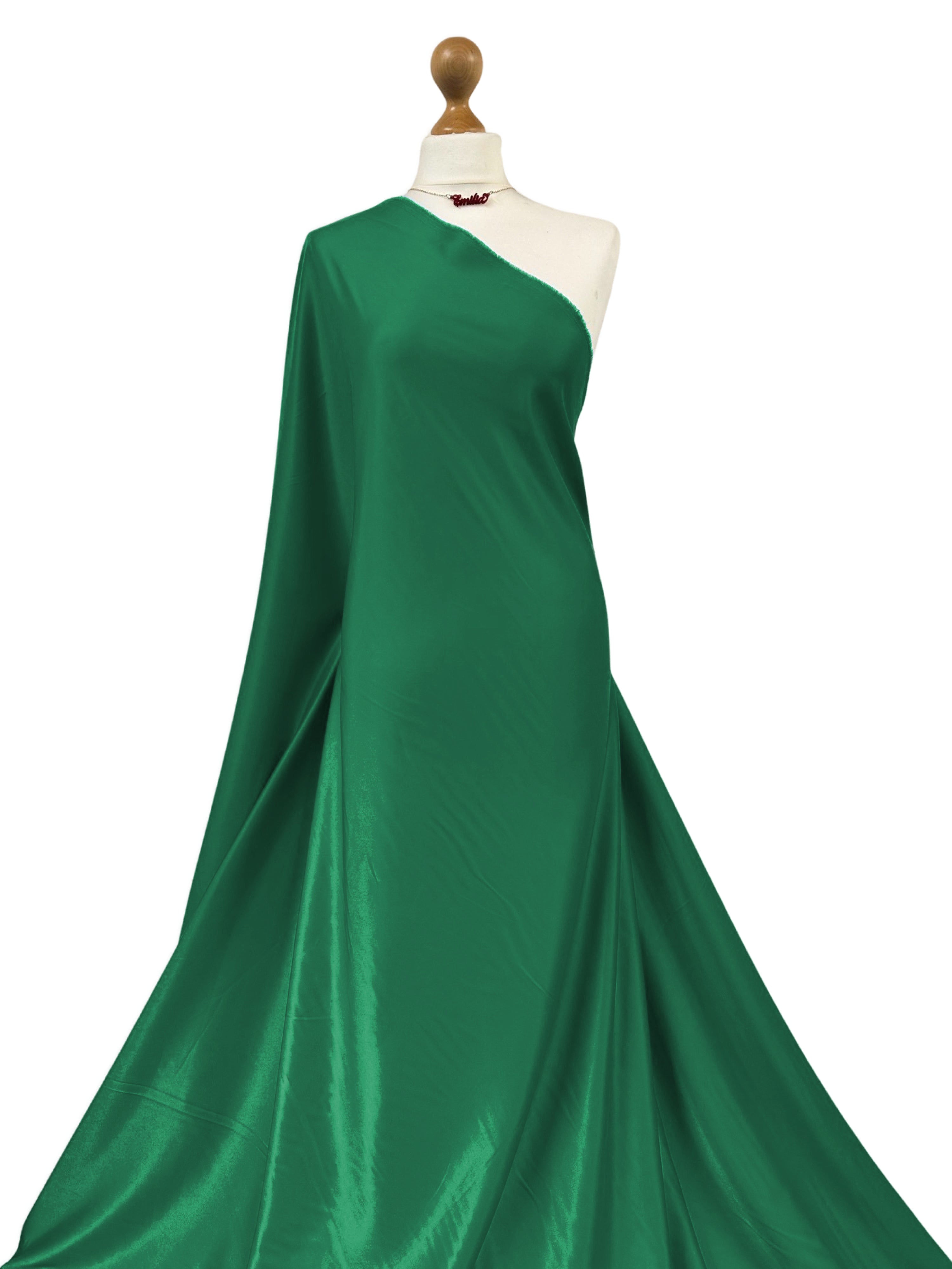 Buy sage-green Heavy Stretch Satin 2 Way Stretch Fabric