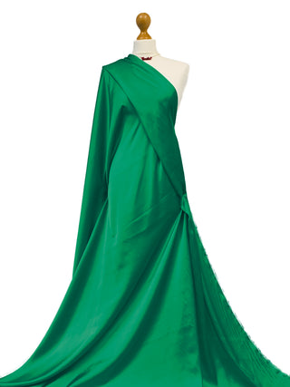 Compra verde-giada Tessuto in raso di seta