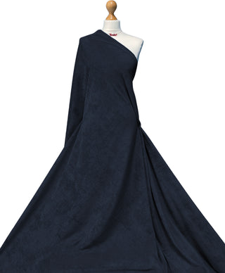Buy navy-blue Corduroy Stretch Fabric ( 15 Wale )