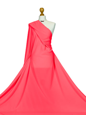 Comprar rosa-neon Liverpool Crepe tela de jersey elástica en 4 direcciones