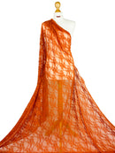 Floral Lace 4 Way stretch Fabric-16