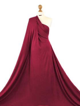 Viscose Jersey Fabric - 4 Way Stretch Dressmaking Fabric by the Metre