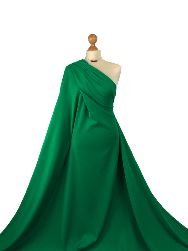 Scuba Crepe Stretch Jersey Dressmaking Fabric- Turquoise SQ181 TQS