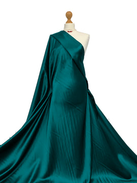 Buy teal Duchess Satin Fabric