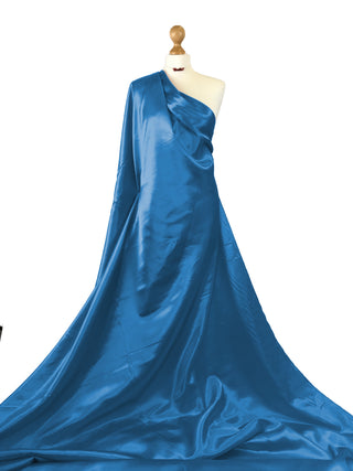 Buy turquoise Polyester Satin Fabric