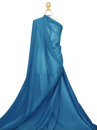 Buy turquoise Chiffon Sheer Fabric