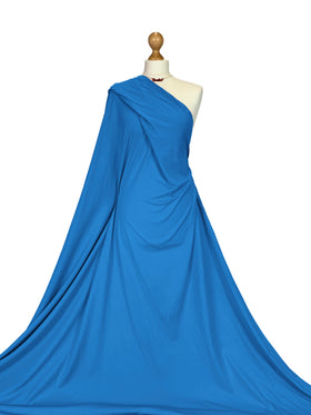 Cotton Elastane Jersey Fabric - 4 Way Stretch Dressmaking Fabric by the Metre