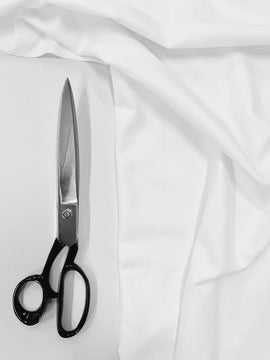 Buy white Cotton Flannel 100% Cotton Brushed Fabric