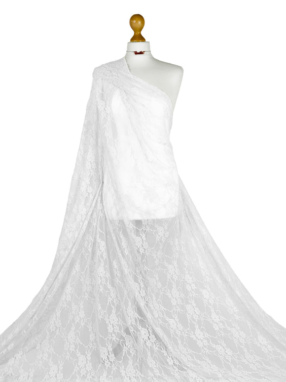 Floral Lace 4 Way stretch Fabric