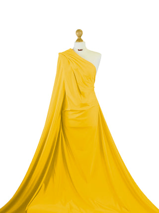 Compra giallo Costume da bagno lucido in tessuto elasticizzato a 4 vie